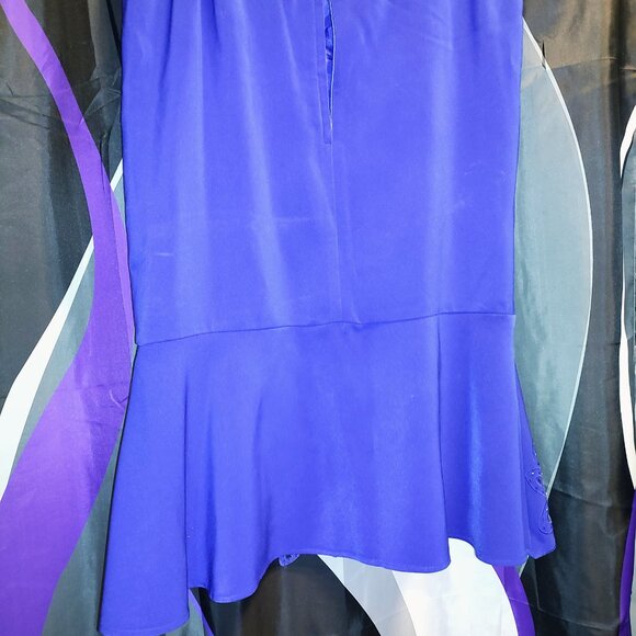 CHURCH/WORKFLOW!! 2-piece royal blue printed skirt suit - Picture 10 of 10